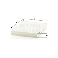 Фильтр салона MANN-FILTER CU 28 003